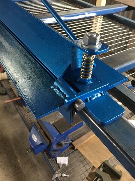 homemade sheet metal press brake|homemade sheet metal bender plans.